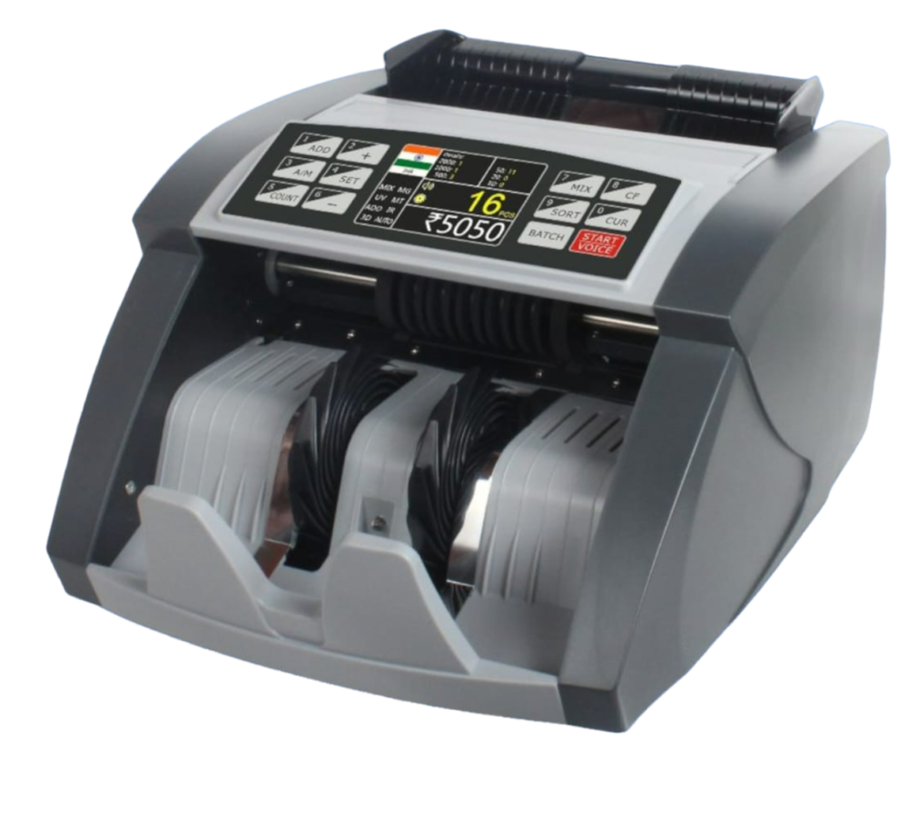 Automatic HeavyDuty Cash Counter, Counts Old & New INR with UV/MG/DD/IR ...